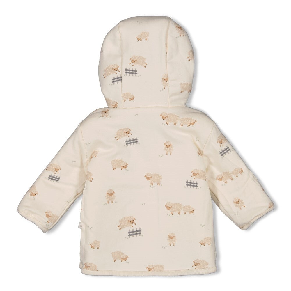 SLEEPY SHEEPY - Keepsake Reversible Teddy Jacket with Hood