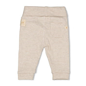 SLEEPY SHEEPY - 2x2 Ribbed Knit “cozy cuddles” Stripe Fashion Pants