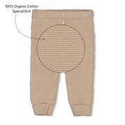SLEEPY SHEEPY - Organic Cotton 4-Yarn Knit Cozy Pants