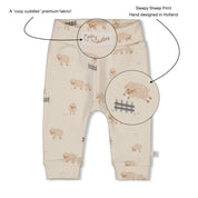 SLEEPY SHEEPY - Fleece Knit Allover Print Fashion Pants