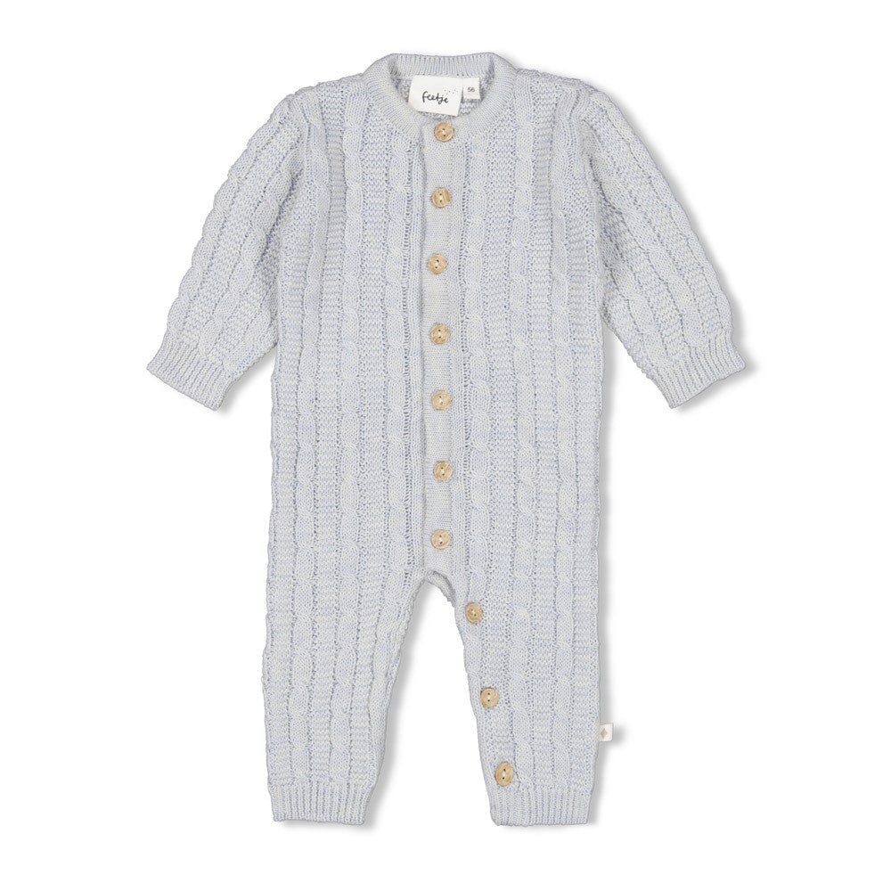 THE KNITS - Classic Keepsake Homespun Style Cable Knit Coverall