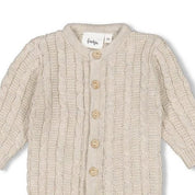 THE KNITS - Classic Keepsake Homespun Style Cable Knit Coverall