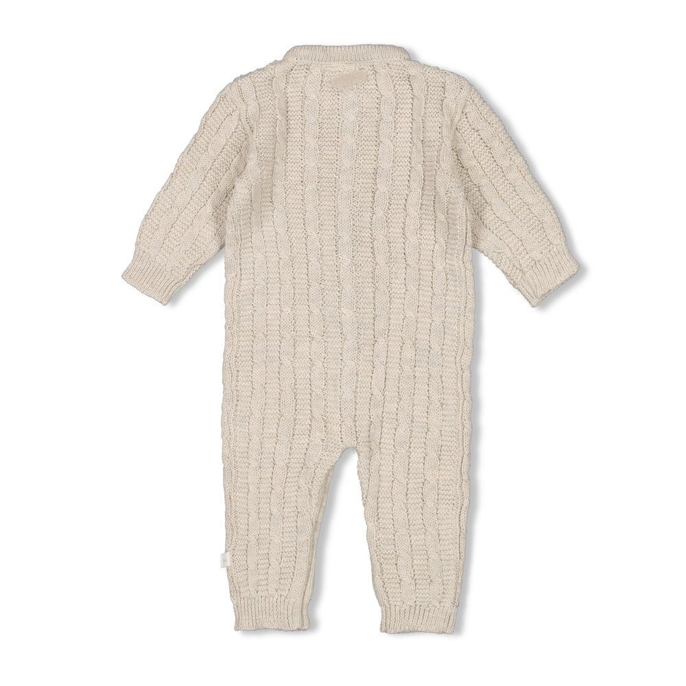 THE KNITS - Classic Keepsake Homespun Style Cable Knit Coverall