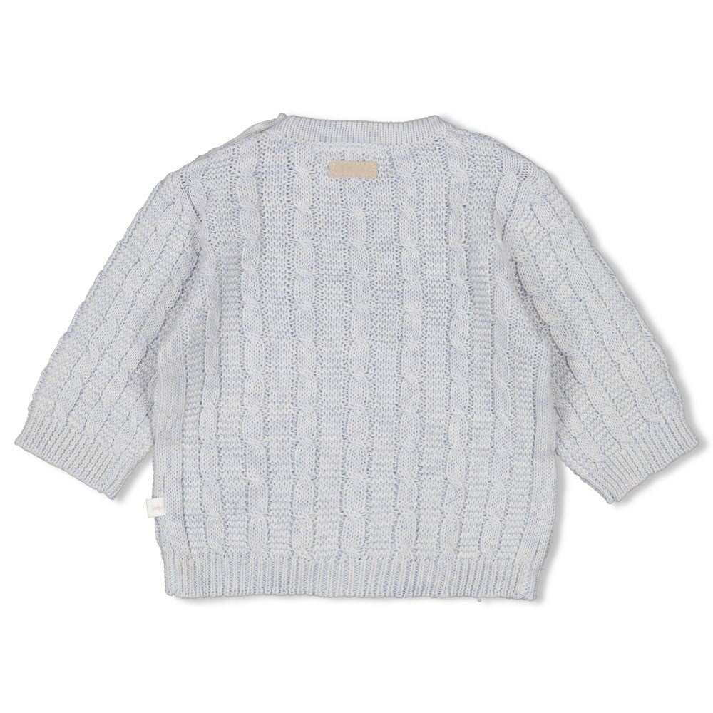 THE KNITS - Homespun Style Cable Knit Sweater