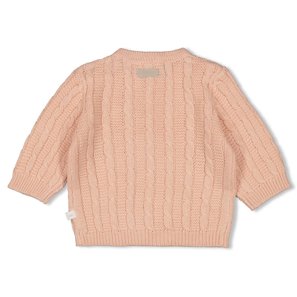 THE KNITS - Homespun Style Cable Knit Sweater
