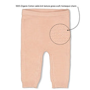 THE KNITS - Homespun Style Cable Knit Pants