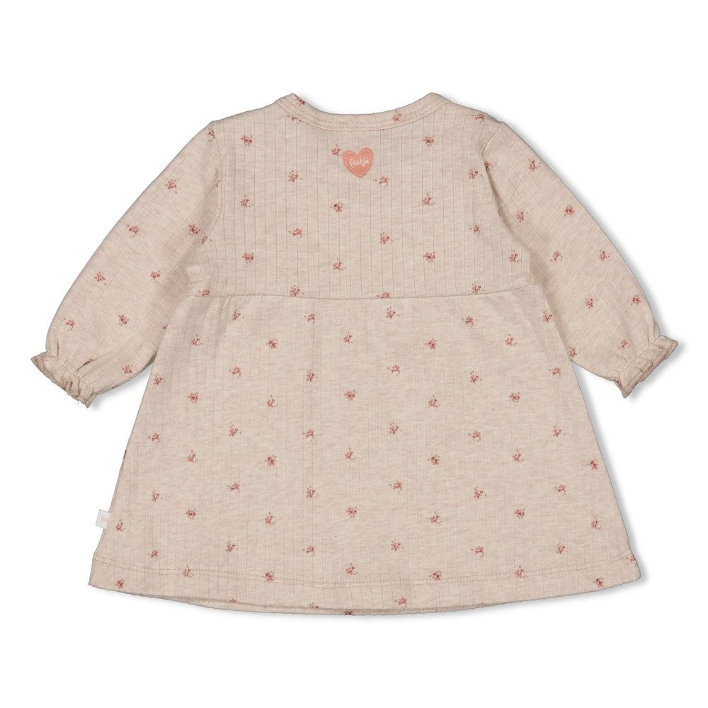 MORNING SUN Ribbed - Collection Flower Print Rib Swing Dress