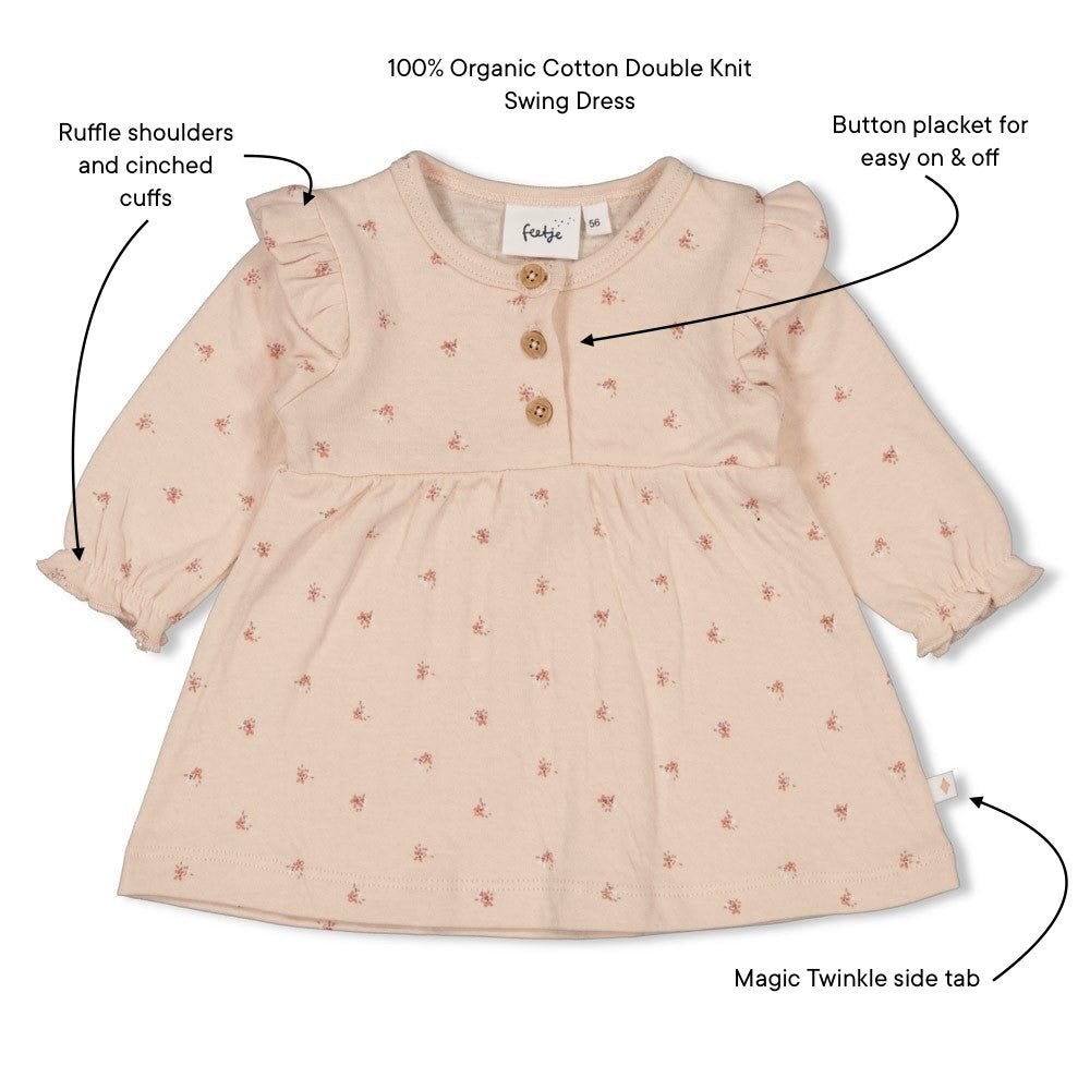 MORNING SUN - Collection Print Double Knit Swing Dress