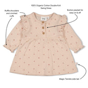 MORNING SUN - Collection Print Double Knit Swing Dress