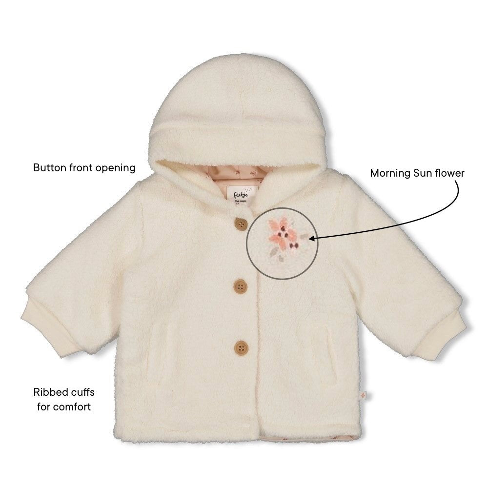 MORNING SUN - Keepsake Teddy Jacket with Hood