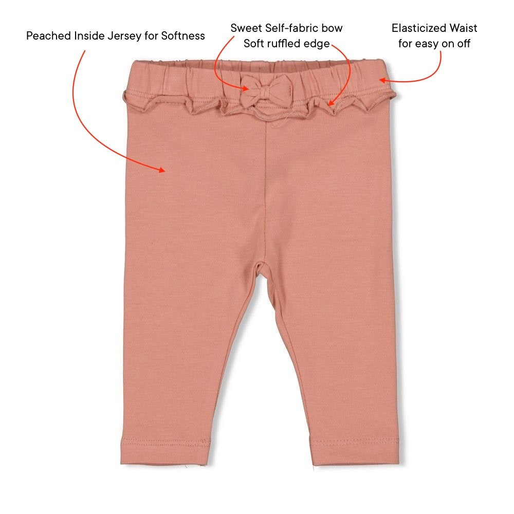 MORNING SUN - Peached Inside Soft Jersey Leggings