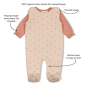 MORNING SUN - Two-Piece Footed Romper Set