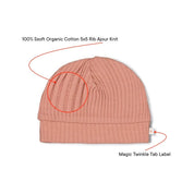 MORNING SUN - Rib Ajour Baby Bonnet