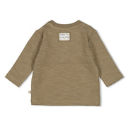 ROARSOME- Organic Cotton Slub French Terry Henley Top