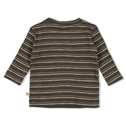 ROARSOME - Organic Cotton Striped Slub Ribbed Fashion Top
