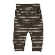 ROARSOME - Organic Cotton Striped Slub Ribbed Fashion Pants