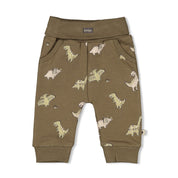 ROARSOME - Organic Cotton Dinosaur Peached French Terry Fashion Pants