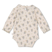 FIELDS OF GREEN - Signature Allover Print Fancy Rib Knit Body