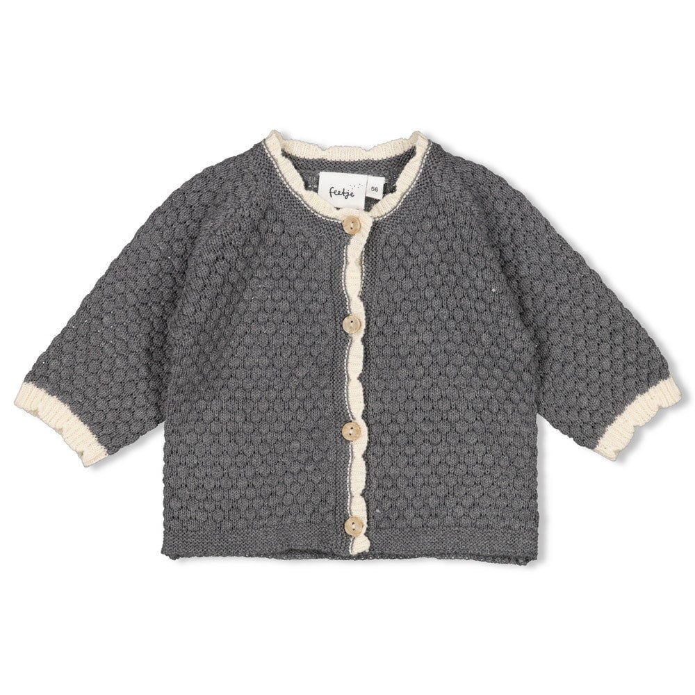 FIELDS OF GREEN - Organic Heirloom Cardigan Sweater