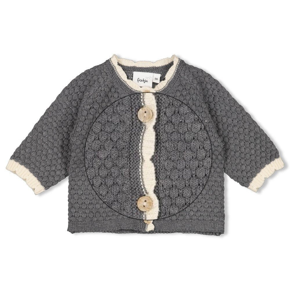 FIELDS OF GREEN - Organic Heirloom Cardigan Sweater