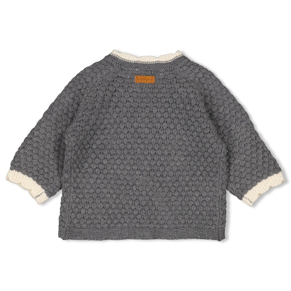 FIELDS OF GREEN - Organic Heirloom Cardigan Sweater