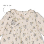 FIELDS OF GREEN - Very Sweet Fancy Rib Knit Dress