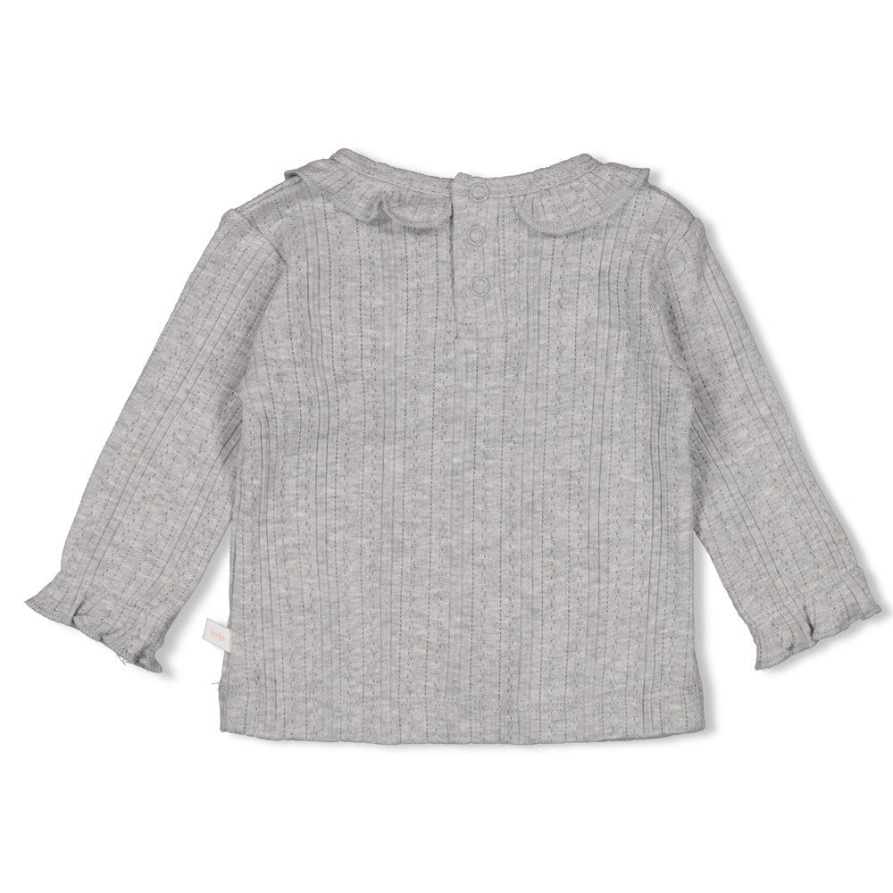 FIELDS OF GREEN - Organic Cotton Rib Ajour Fashion Top