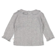 FIELDS OF GREEN - Organic Cotton Rib Ajour Fashion Top