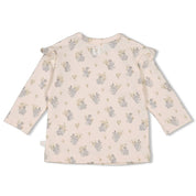 FIELDS OF GREEN - Allover Print Fashion Top