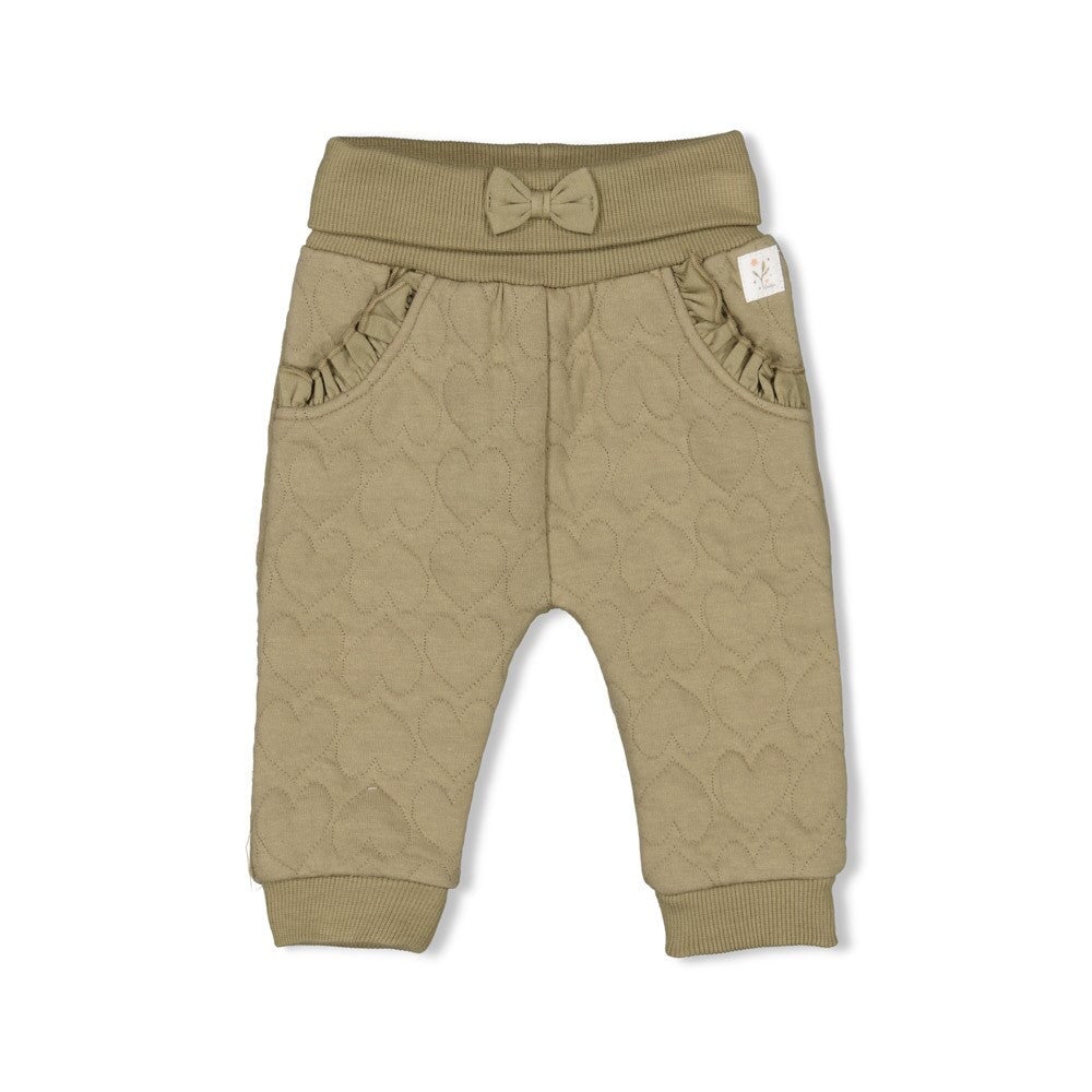 FIELDS OF GREEN - Stepped Double Fabric Fashion Pants