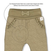 FIELDS OF GREEN - Stepped Double Fabric Fashion Pants