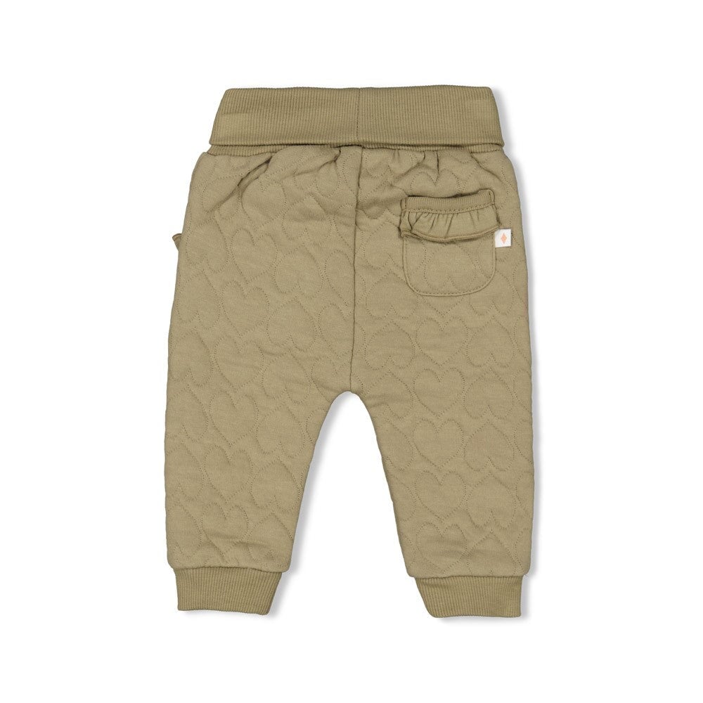 FIELDS OF GREEN - Stepped Double Fabric Fashion Pants