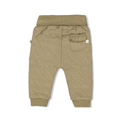 FIELDS OF GREEN - Stepped Double Fabric Fashion Pants