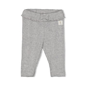 FIELDS OF GREEN - Organic Cotton Rib Ajour Knit Leggings