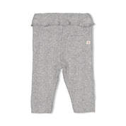 FIELDS OF GREEN - Organic Cotton Rib Ajour Knit Leggings