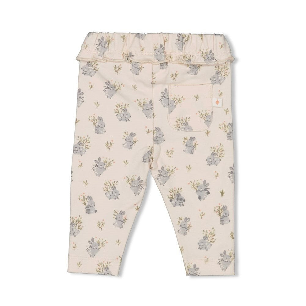 FIELDS OF GREEN — Organic Cotton Peached Single Jersey Bunny Printed Fashion Leggings