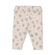 FIELDS OF GREEN — Organic Cotton Peached Single Jersey Bunny Printed Fashion Leggings