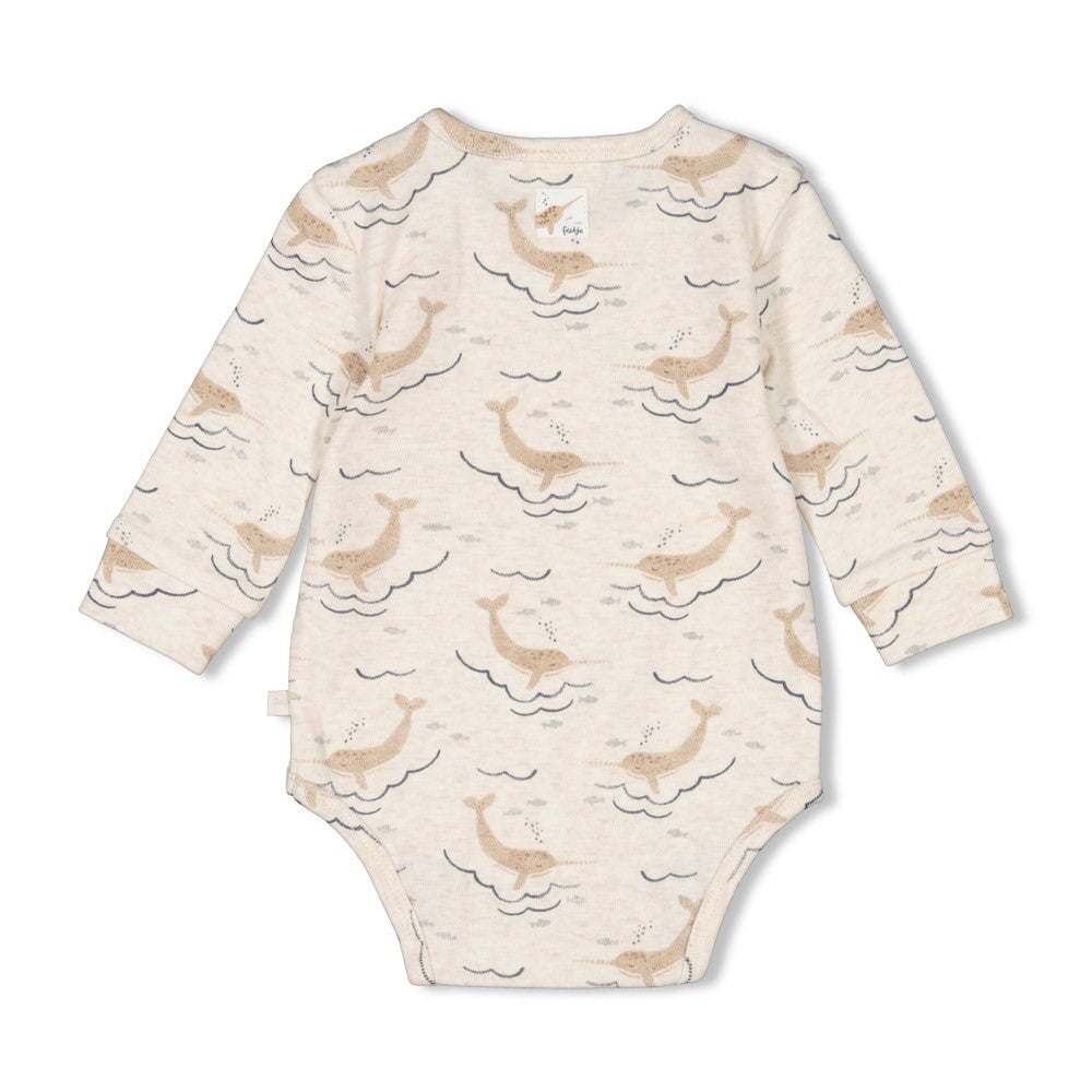 NARWAL - 100% Organic Cotton 1x1 Rib Knit Henley Collar Body