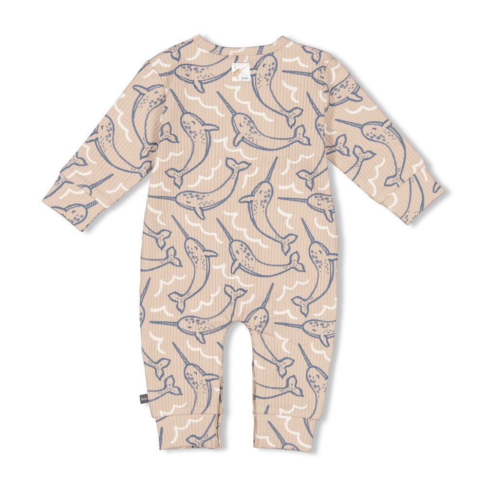 NARWAL - 5x2 Drop Needle Rib Collection Print Coverall