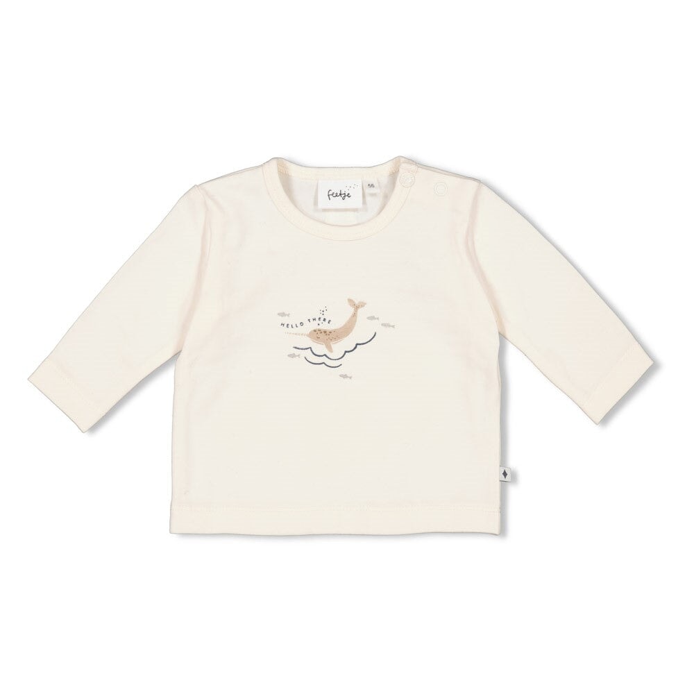 NARWAL - Peached Inside Single Jersey "Hello There" Top