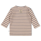 NARWAL - "Protect our Oceans" 5x2  Drop Needle Rib Stripe Top