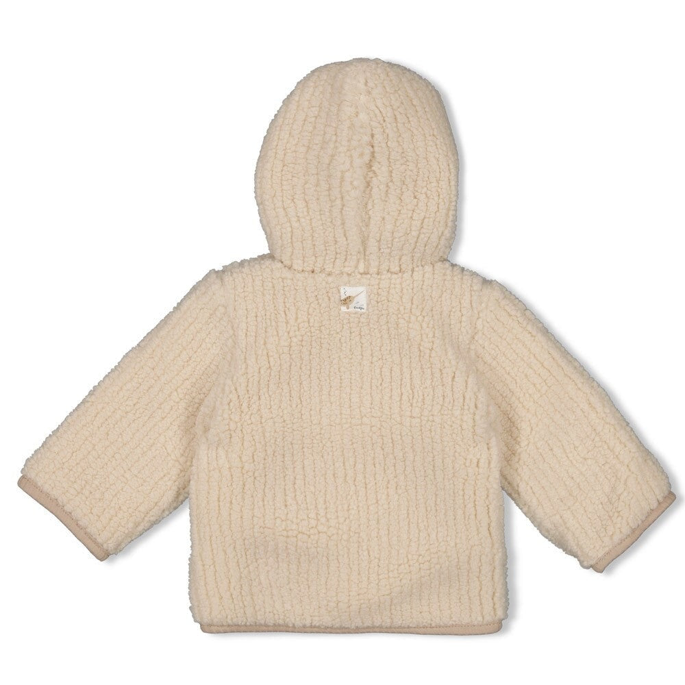 NARWAL - Reversible Teddy Bouclé & Organic Cotton Rib Knit Jacket