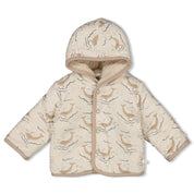 NARWAL - Reversible Teddy Bouclé & Organic Cotton Rib Knit Jacket