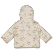 NARWAL - Reversible Teddy Bouclé & Organic Cotton Rib Knit Jacket