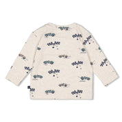 LET'S GO - Peached Inside Allover Collection Print Top