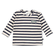 LET'S GO - 5x2 Rib Jersey Stripe Fashion Top