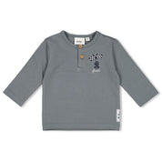 LET'S GO - “Checkered Flag” Peached Inside Jersey Fashion Top