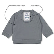 LET'S GO -“okay let’s go!” Signature French Terry Fleece Sweat Top