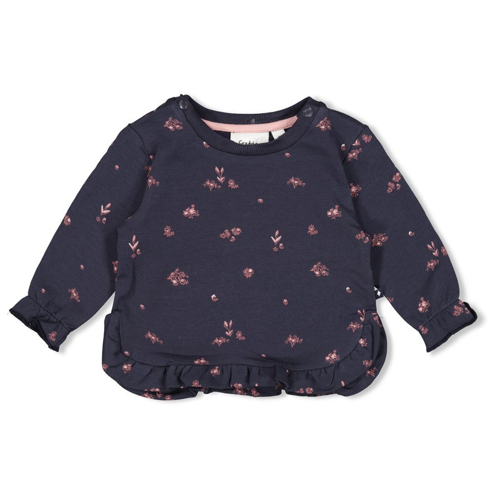 SWAN LAKE - Fleece Knit Signature Print Fashion Sweat Top