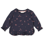 SWAN LAKE - Fleece Knit Signature Print Fashion Sweat Top